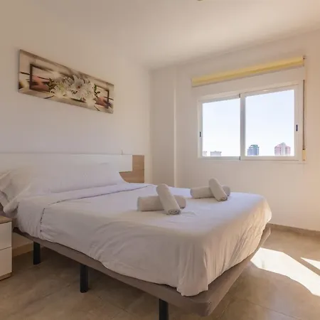 Amazing Views 2br Flat - Pool - Parking Benidorm